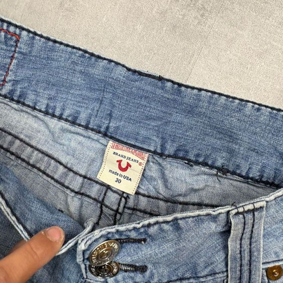 True Religion Vintage Denim Shorts (L)