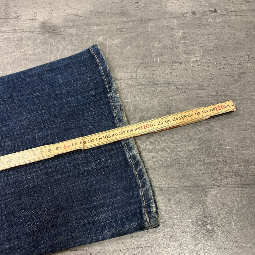 Vintage Armani 2000s Ultra Flared Bootcut Jeans (M)